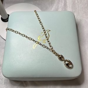 14k Link chain with attached soda can pendants